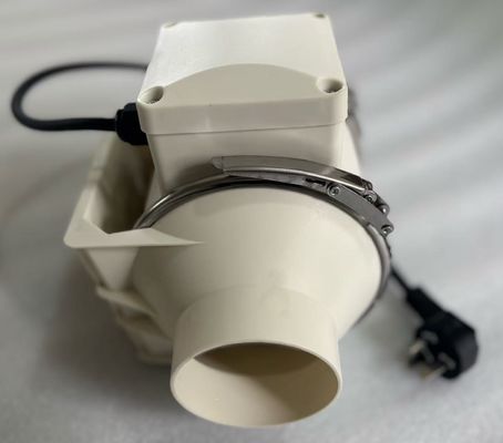 Stainless Steel Blade 200mm AC Exhaust Inline Duct Fan For Industrial And Farm